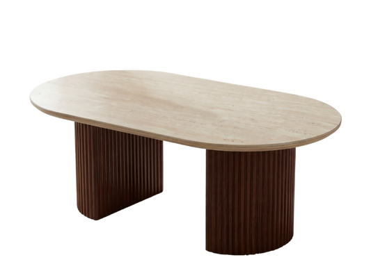 Tables basses en travertin