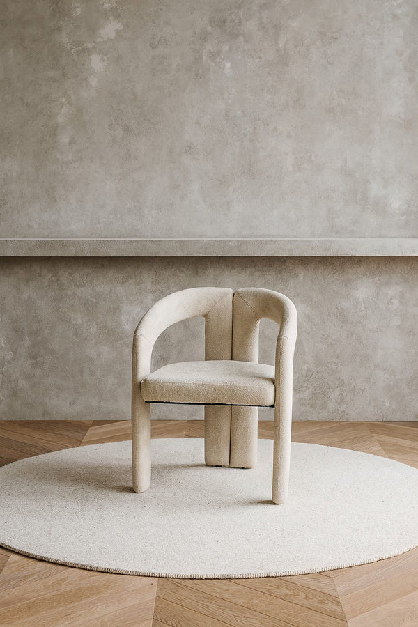 le lot de 2 Chaises Onix chenille taupe clair