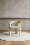 le lot de 2 Chaises Onix chenille taupe clair
