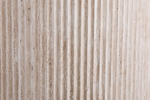 Table 'Lagos' 220 cm Ovale Décor Travertin Beige