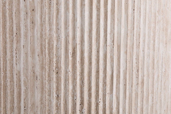 Table 'Lagos' 220 cm Ovale Décor Travertin Beige