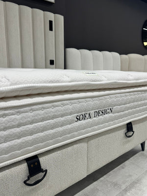 Matelas SOFA DESIGN – Ressorts Ensachés 35 cm | Surmatelas Intégré