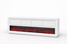 Cheminée Électrique Connectée 200 cm – Bluetooth Intégré – Design Contemporain